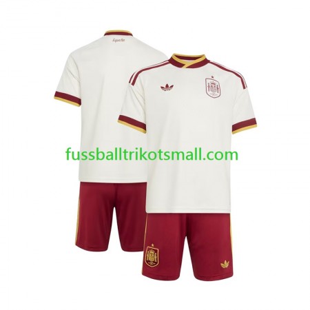Fußballtrikots Spanien World Cup Kinder 2026 Kurzarm Auswärts-trikot kaufen